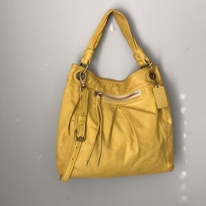 Yellow Coach bag